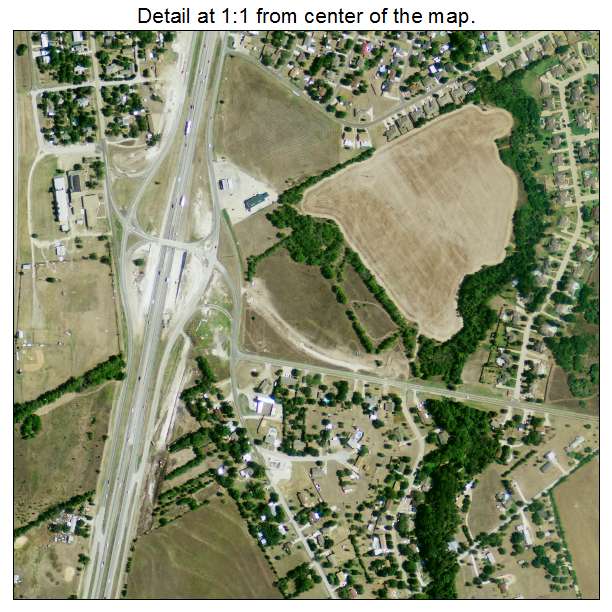 Lorena, Texas aerial imagery detail