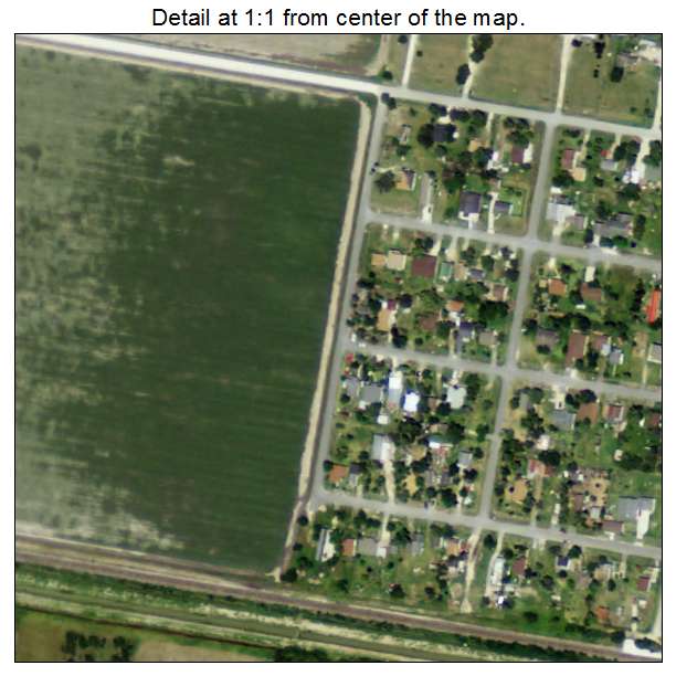 Lozano, Texas aerial imagery detail