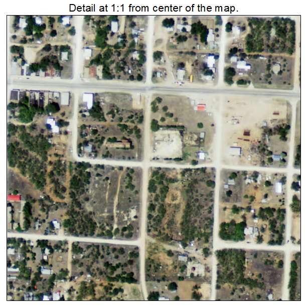 Lueders, Texas aerial imagery detail