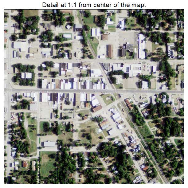 Marlin, Texas aerial imagery detail
