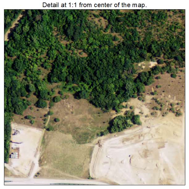 Marshall Creek, Texas aerial imagery detail