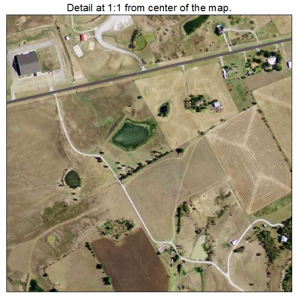 Maypearl, Texas aerial imagery detail