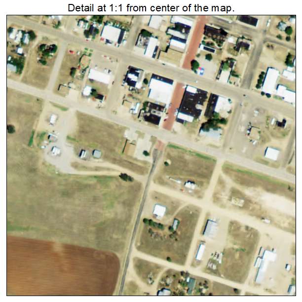 McLean, Texas aerial imagery detail