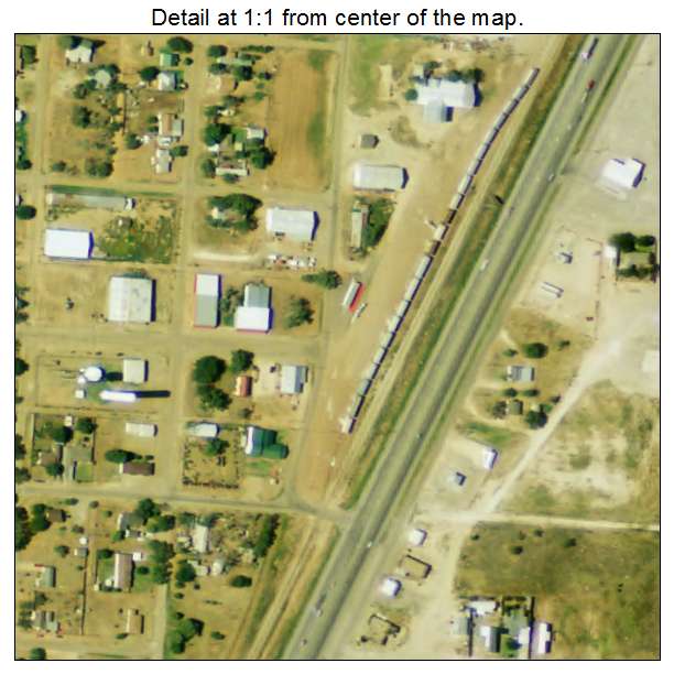 Meadow, Texas aerial imagery detail