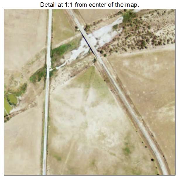 Melvin, Texas aerial imagery detail