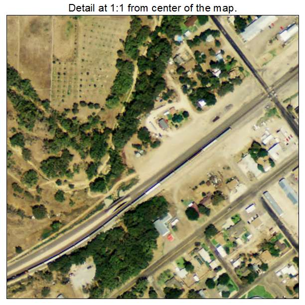 Miami, Texas aerial imagery detail