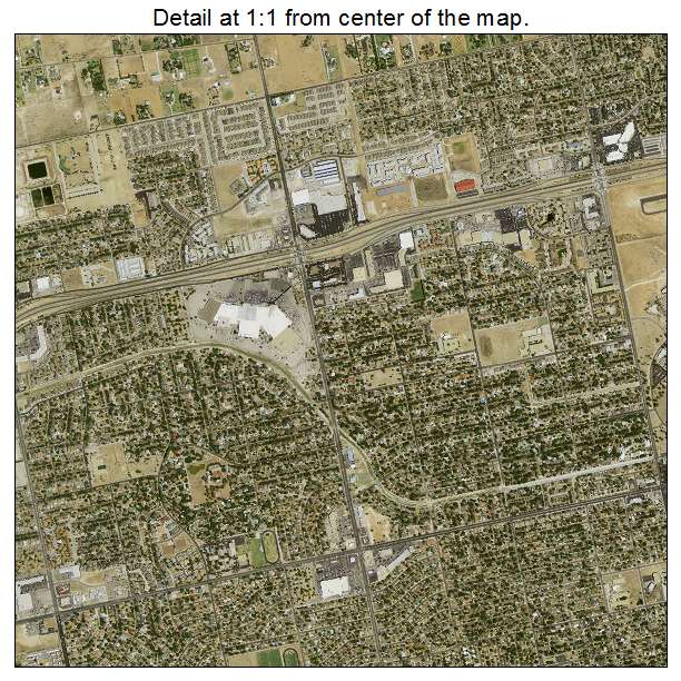 Midland, Texas aerial imagery detail