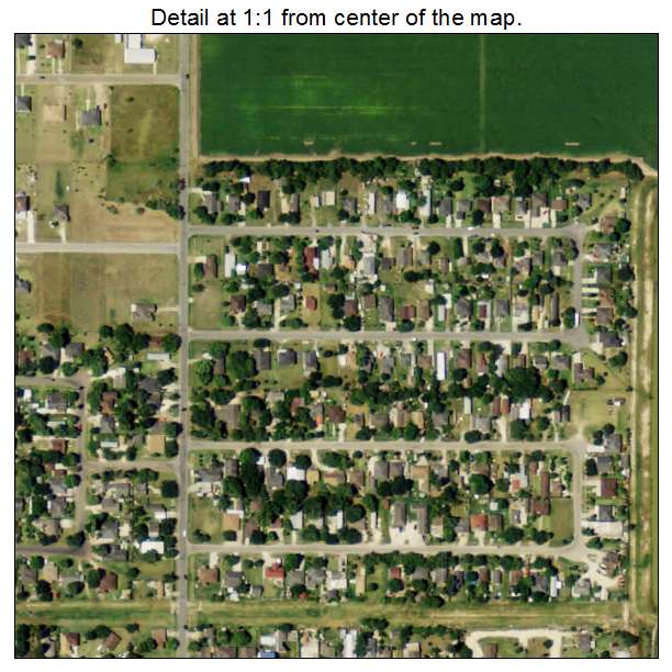 Midway North, Texas aerial imagery detail