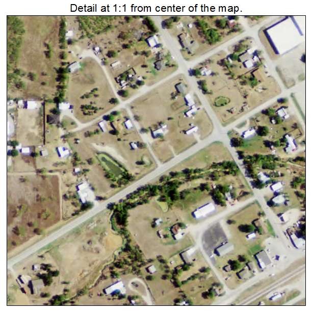 Millsap, Texas aerial imagery detail