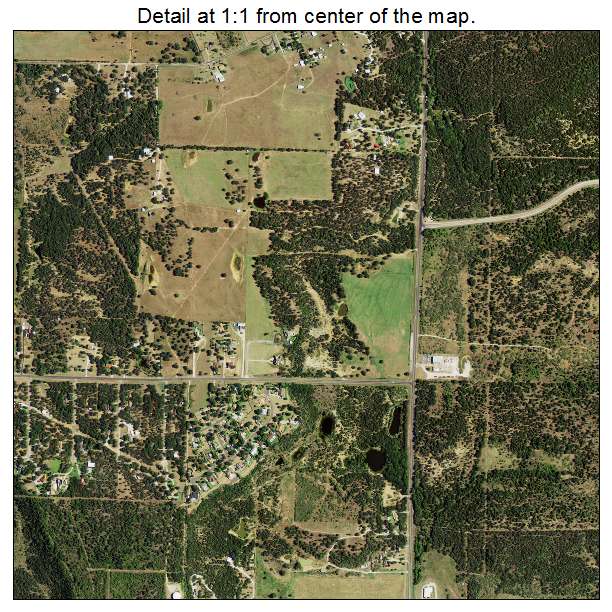 Mineral Wells, Texas aerial imagery detail