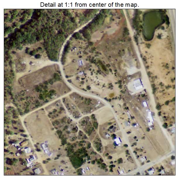 Moran, Texas aerial imagery detail