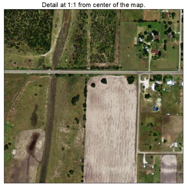 Morgan Farm Area, Texas aerial imagery detail