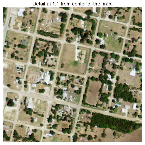 Morgan, Texas aerial imagery detail