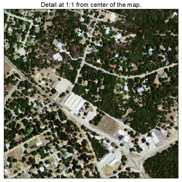 Morgans Point Resort, Texas aerial imagery detail
