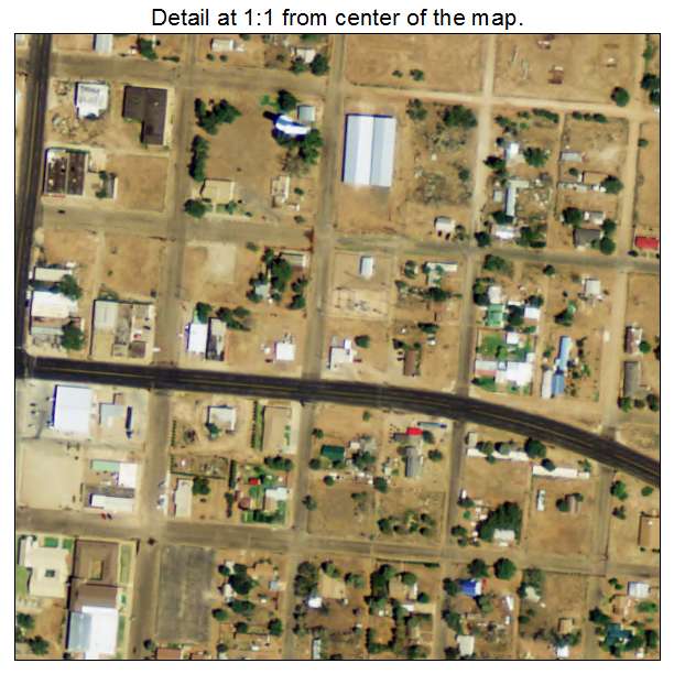 Morton, Texas aerial imagery detail