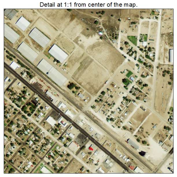 Muleshoe, Texas aerial imagery detail