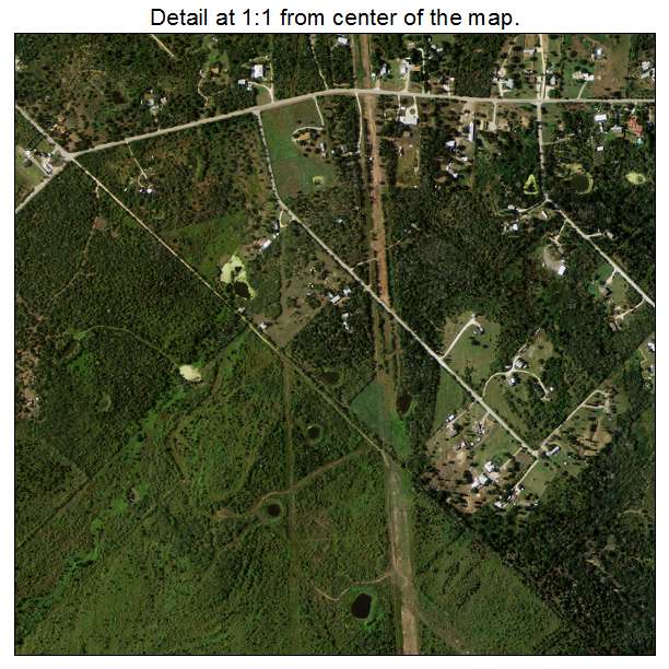 Mustang Ridge, Texas aerial imagery detail