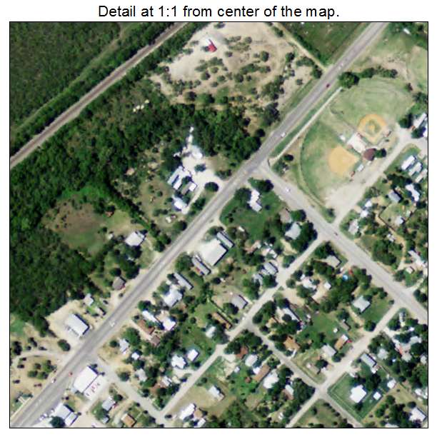 Natalia, Texas aerial imagery detail