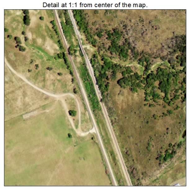Navarro, Texas aerial imagery detail