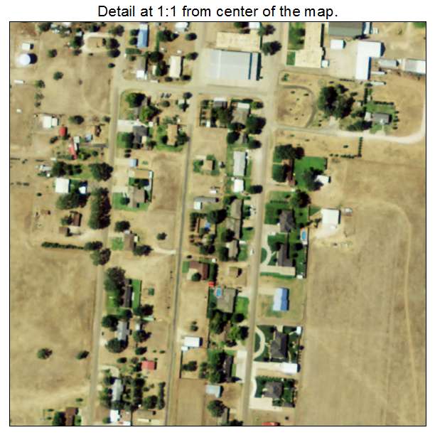 Nazareth, Texas aerial imagery detail