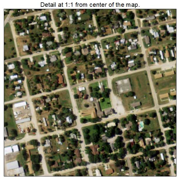 Nixon, Texas aerial imagery detail
