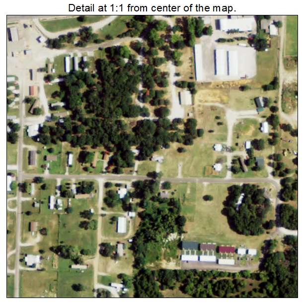 Oak Ridge, Texas aerial imagery detail