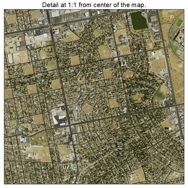 Odessa, Texas aerial imagery detail