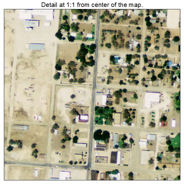 ODonnell, Texas aerial imagery detail