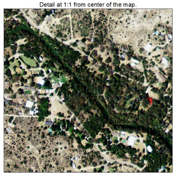 Palisades, Texas aerial imagery detail