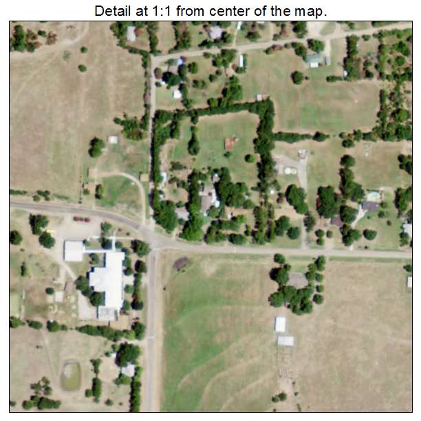 Pecan Gap, Texas aerial imagery detail