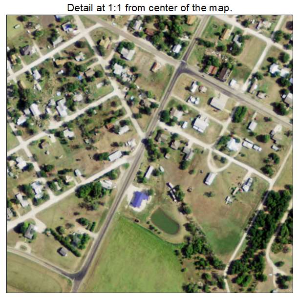 Penelope, Texas aerial imagery detail