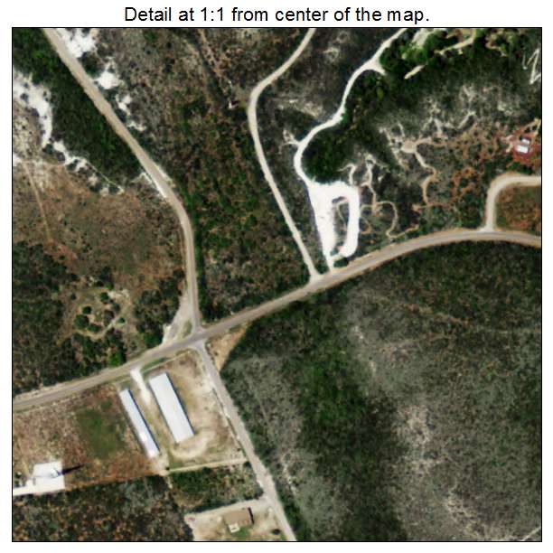 Pernitas Point, Texas aerial imagery detail