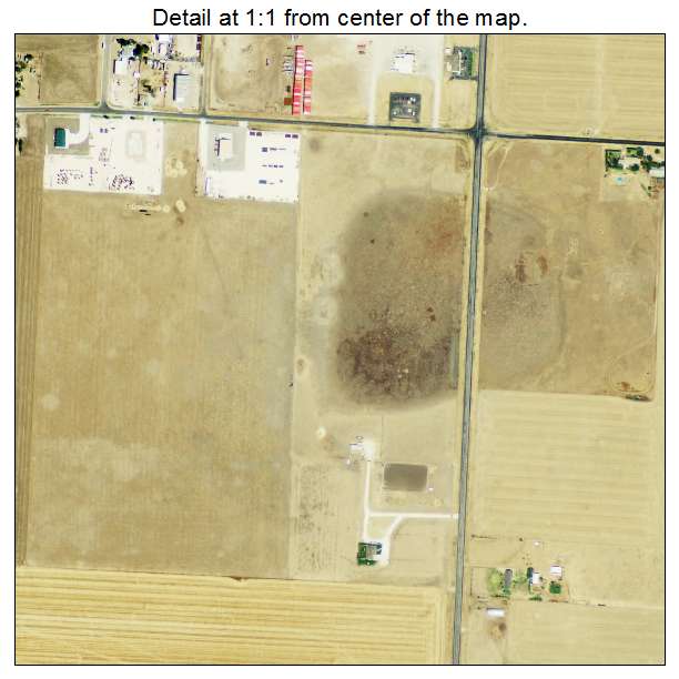 Perryton, Texas aerial imagery detail