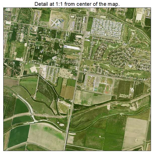 Pharr, Texas aerial imagery detail
