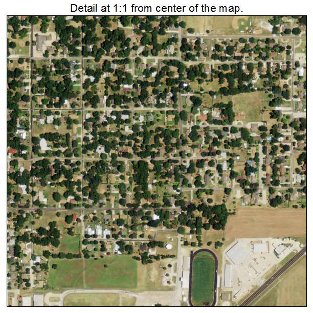 Pilot Point, Texas aerial imagery detail