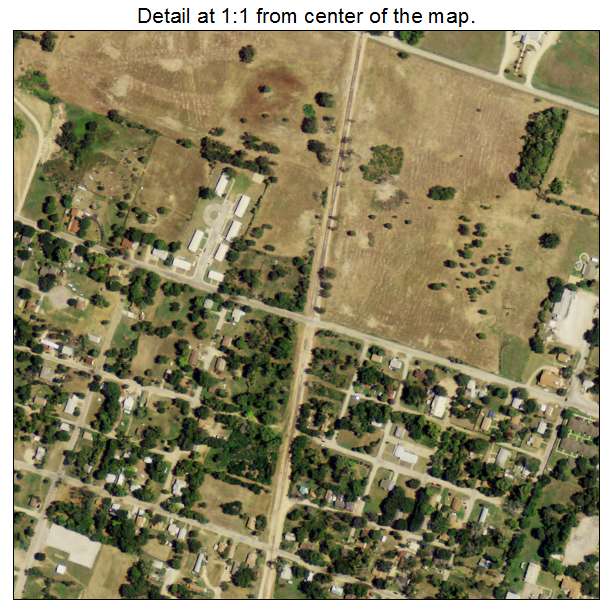 Plamondon, Texas aerial imagery detail