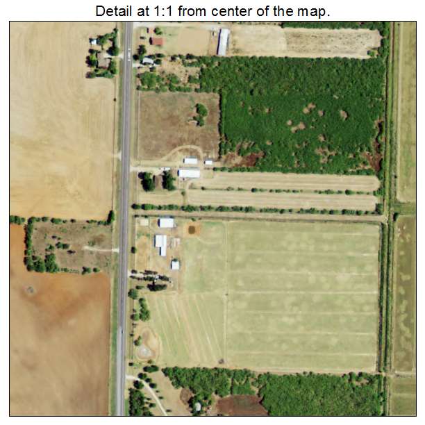 Pleasant Valley, Texas aerial imagery detail