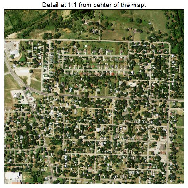 Pleasanton, Texas aerial imagery detail