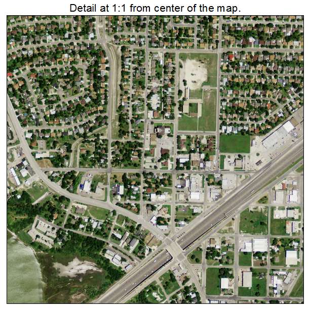 Portland, Texas aerial imagery detail