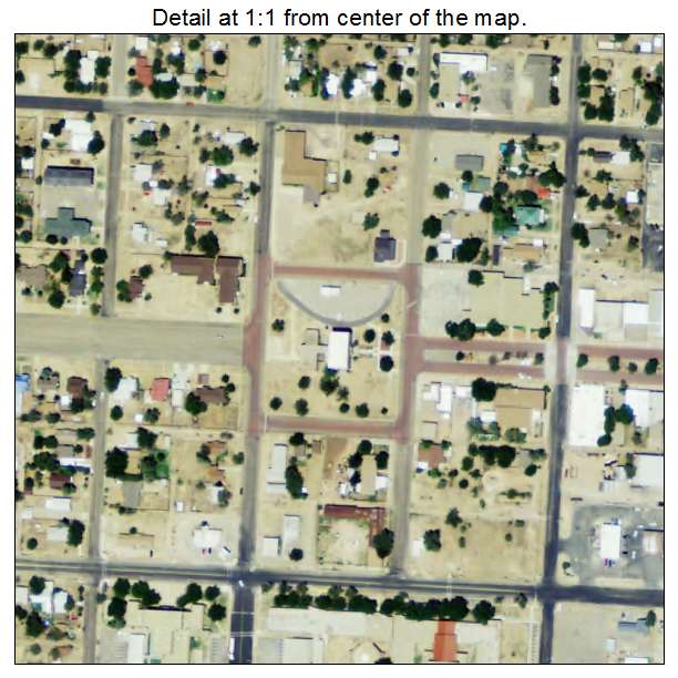 Post, Texas aerial imagery detail