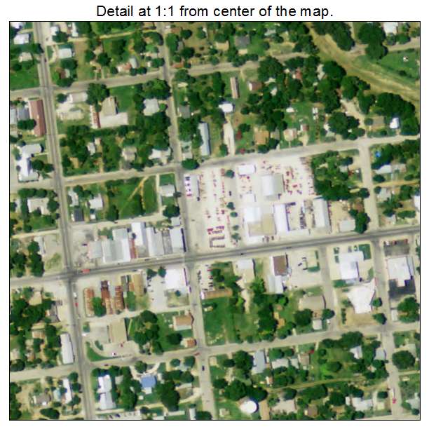 Poteet, Texas aerial imagery detail