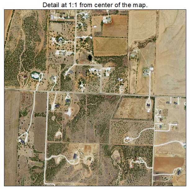 Potosi, Texas aerial imagery detail