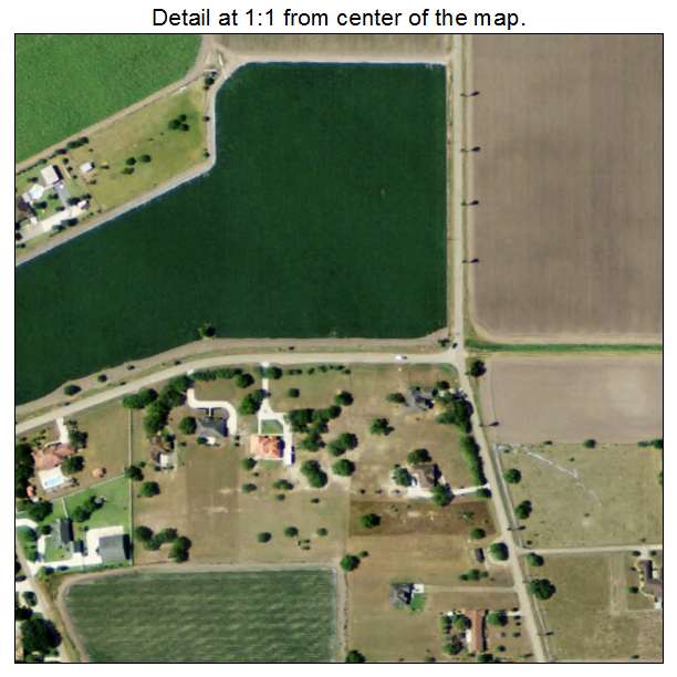 Progreso Lakes, Texas aerial imagery detail