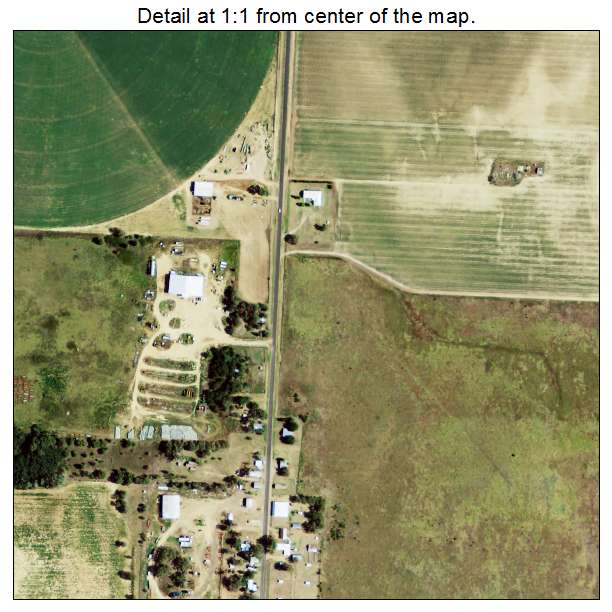 Quail, Texas aerial imagery detail
