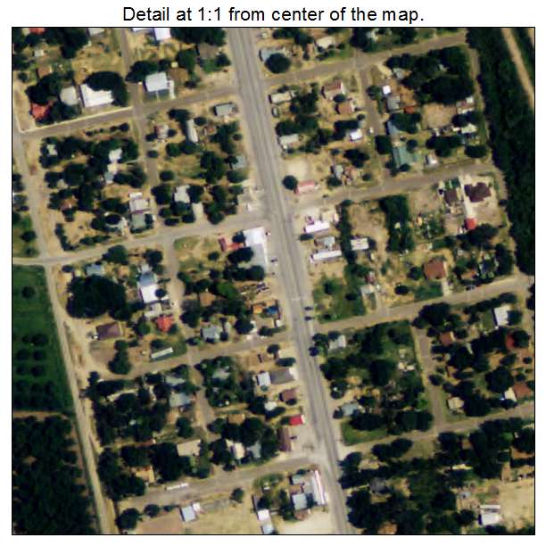 Quemado, Texas aerial imagery detail