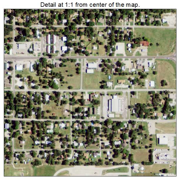 Quinlan, Texas aerial imagery detail