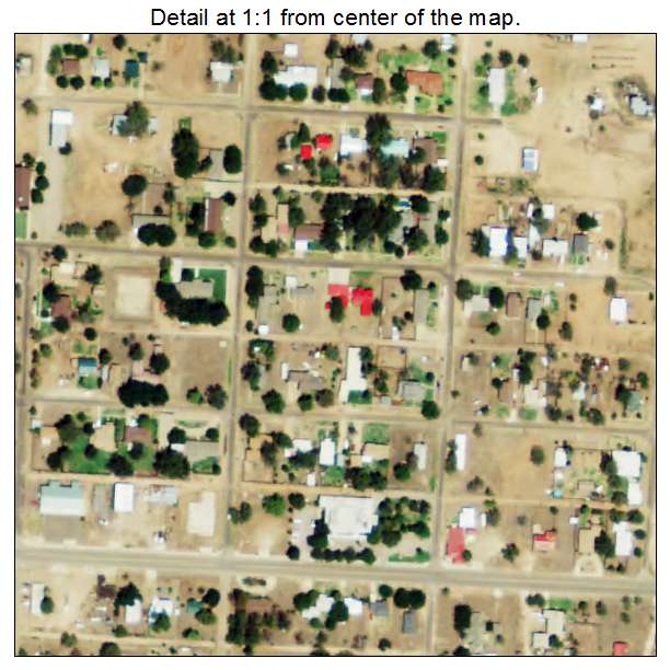 Quitaque, Texas aerial imagery detail