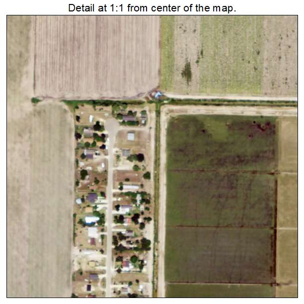 Ranchette Estates, Texas aerial imagery detail