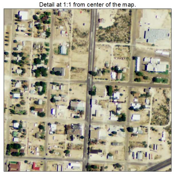 Rankin, Texas aerial imagery detail