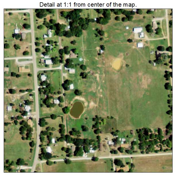 Ravenna, Texas aerial imagery detail
